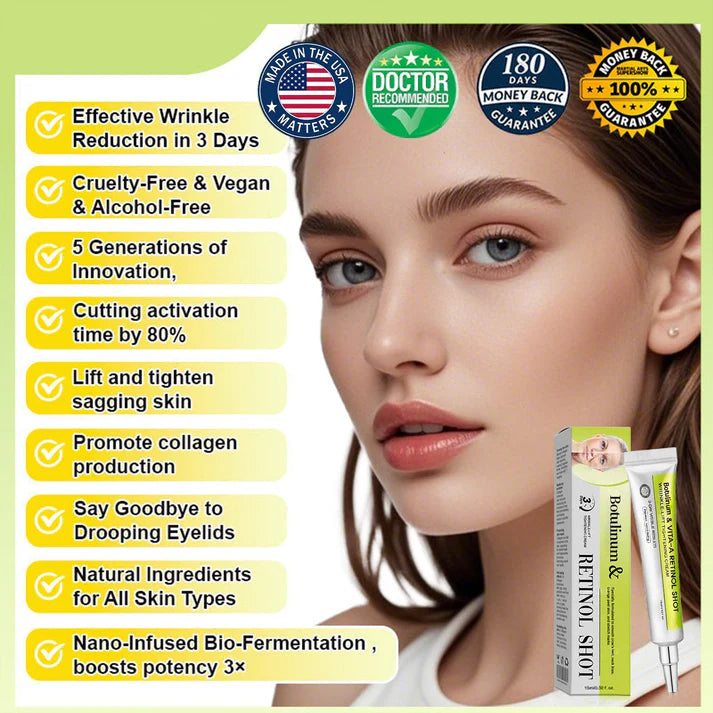 🧠👨‍⚕️Made and shipped from the USA 💫LUMIVO® moringa & Vita-A Retinol Shot Wrinkle-Lift Tightening cream -Last Day Promotion 70% OFF
