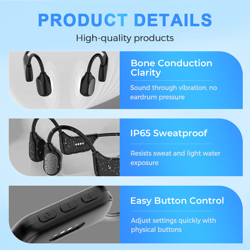 Ends Today: 83% OFF!⏰👂Revitalize your ears again💖 💥 LIMITED TIME OFFER!🔥Advanced Bone Conduction Smart Hearing Headphones